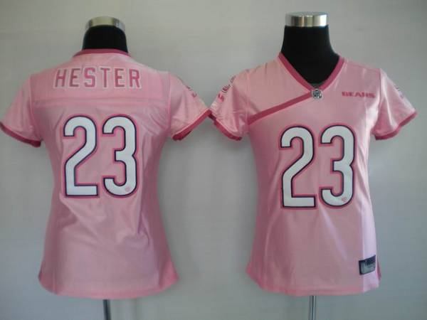 Bears #23 Devin Hester Pink Lady Stitched NFL Jersey - Click Image to Close